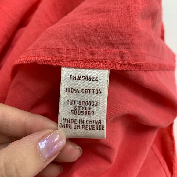 MSSP Max Studio Dress Women XS Extra Small Coral Halter Floral Crochet Keyhole - Picture 11 of 15